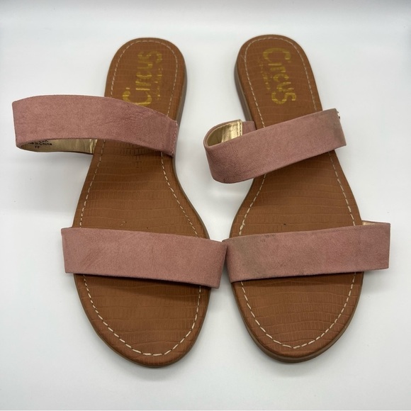 Circus By Sam Edelman Light Pink & Brown Sandals - Picture 2 of 9